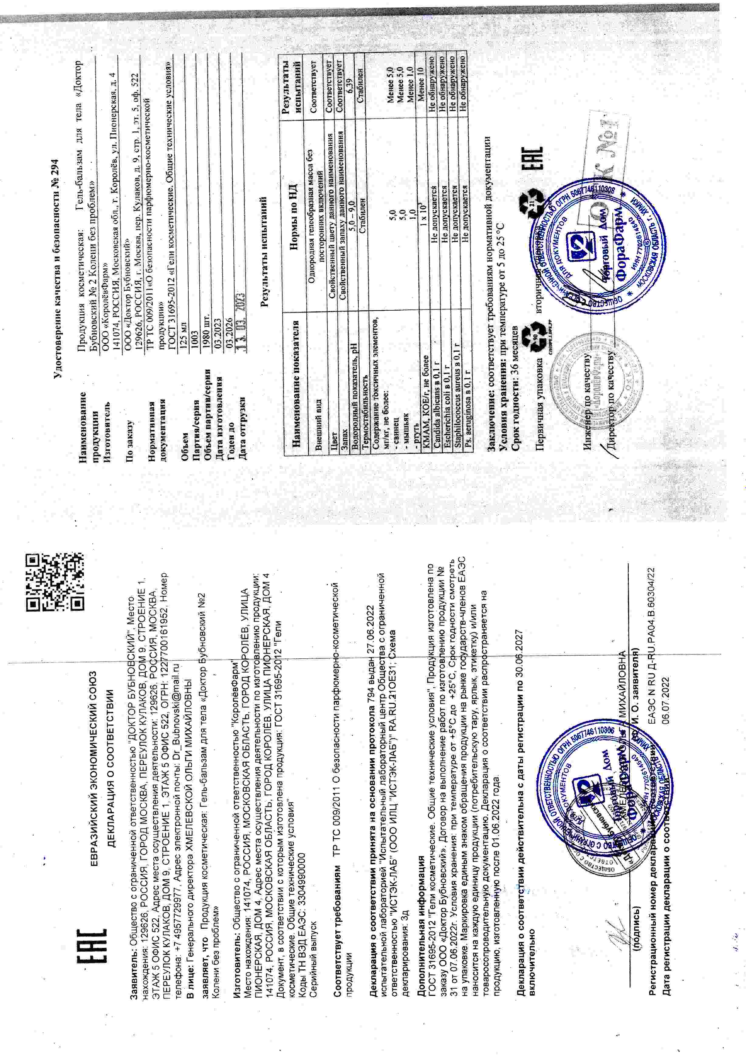 Паспорт №032023